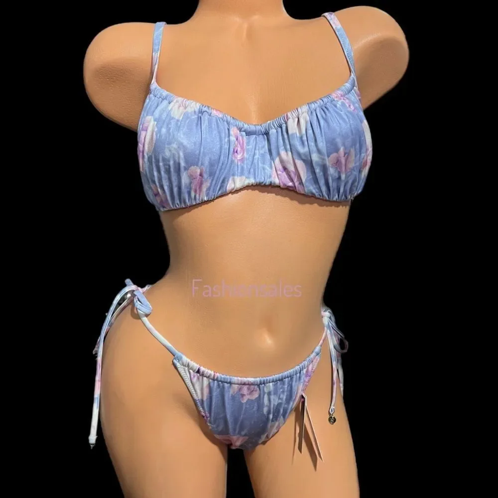 Victorias Secret Set Ruched Wicked Push Up without padding Bikini Top & bottom